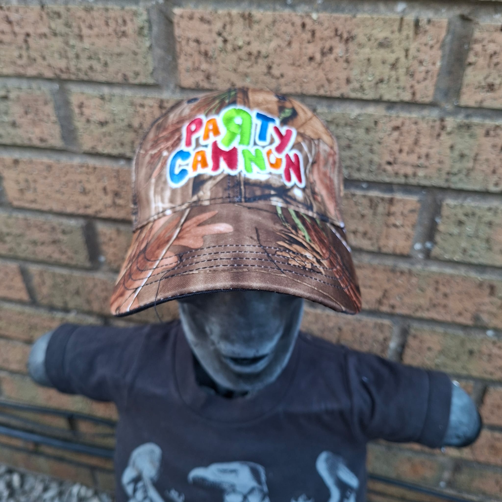 party-cannon-logo-casquette-baseball-camo-phosphorescente image 3
