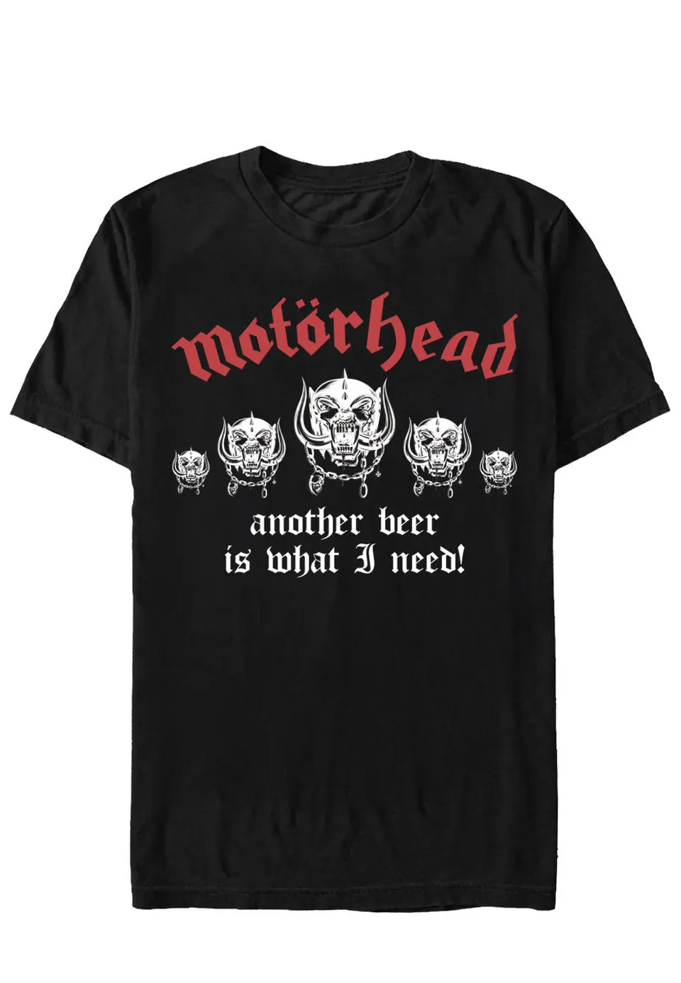 mot-rhead-another-beer-t-shirt-noir-homme-metal image 1