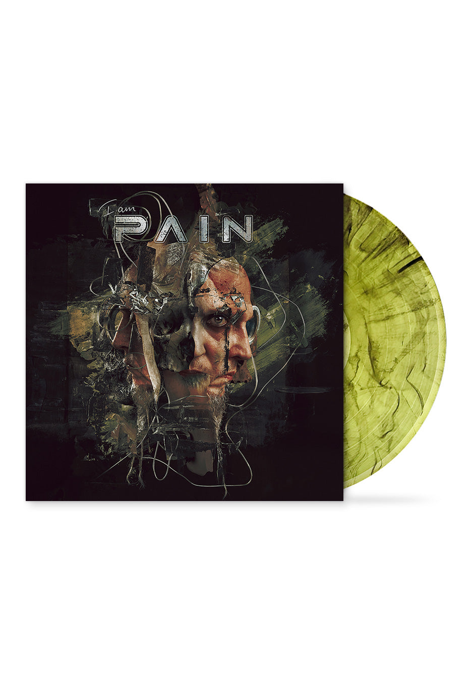 pain-i-am-transparent-green-black-smoke-vinyle-lp image 1