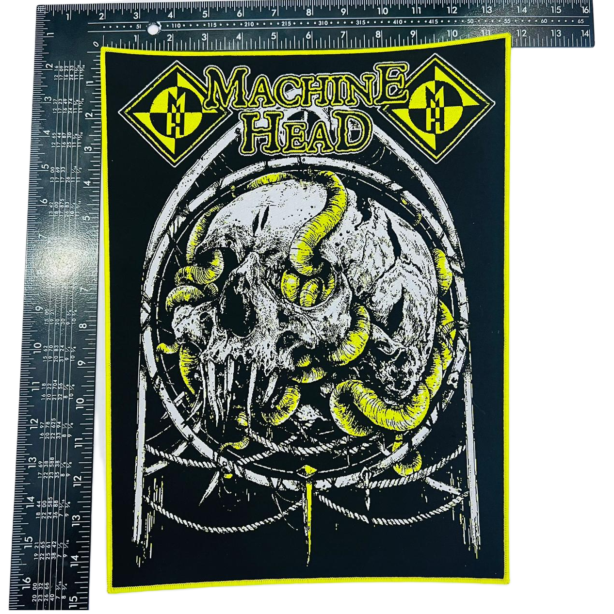 machine-head-rotten-backpatch-dos-bordure-noire image 7