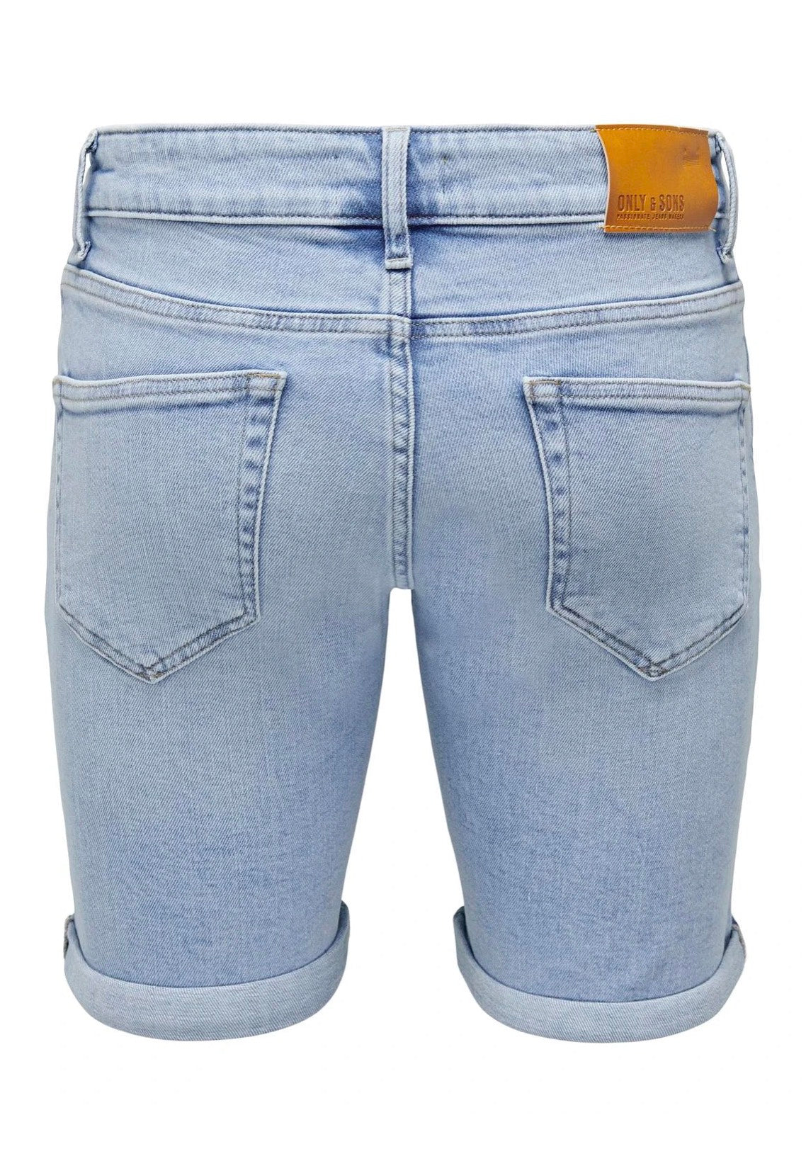 only-sons-ply-light-blue-denim-shorts-bleu-m image 7