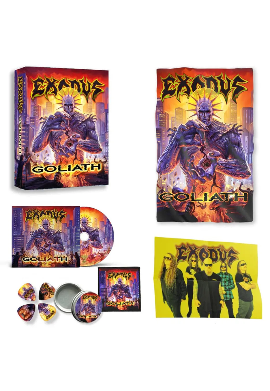 exodus-goliath-deluxe-boxset-vinyle-cd-thrash-metal image 1