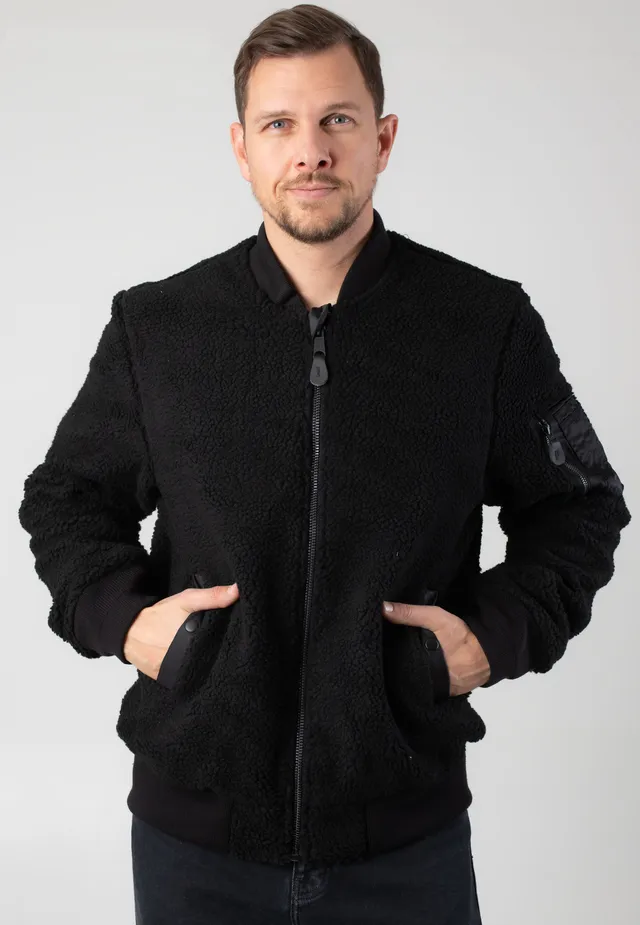 brandit-ma1-sherpa-veste-noire image 1