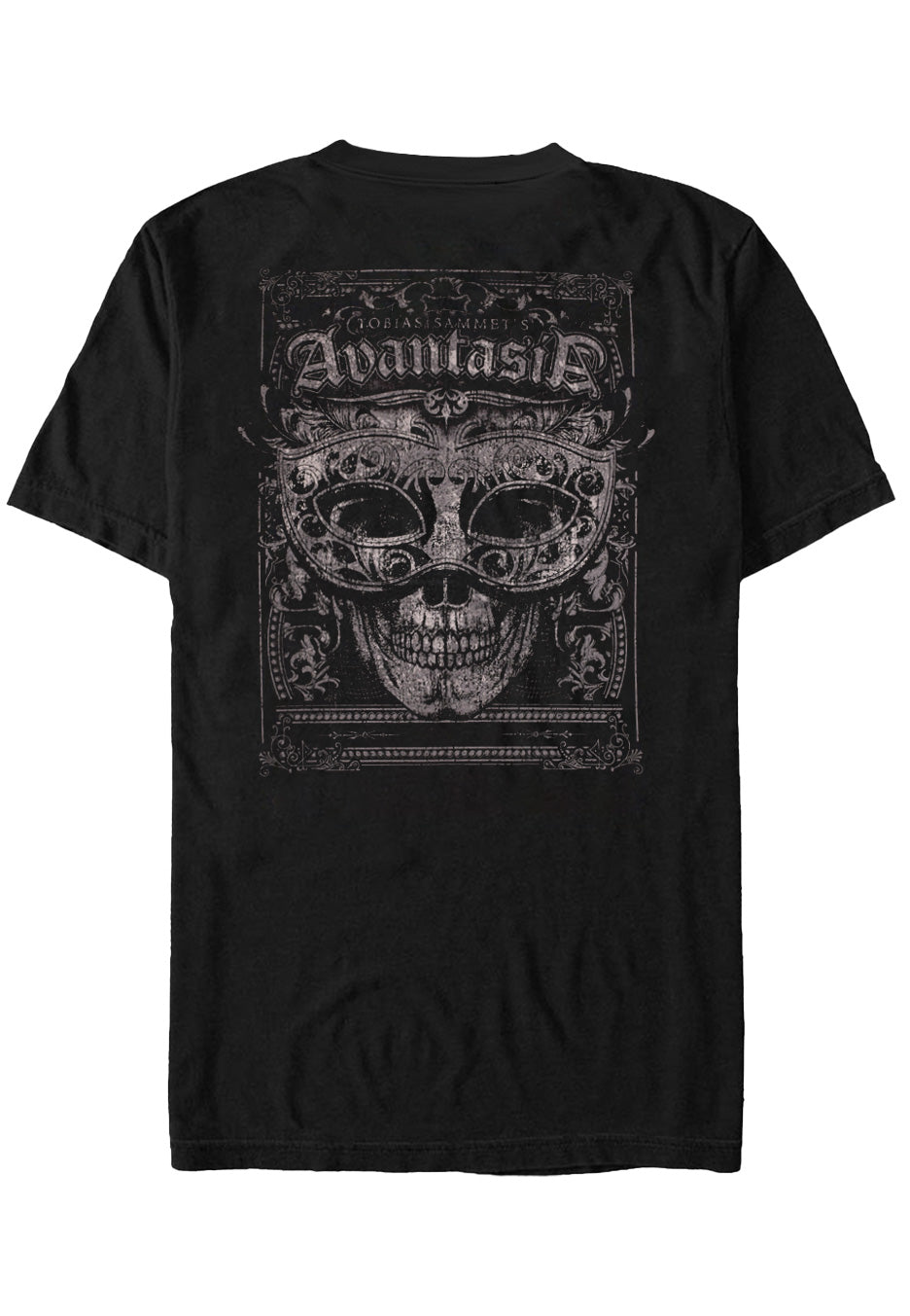 avantasia-crowned-skull-t-shirt-noir-homme image 2
