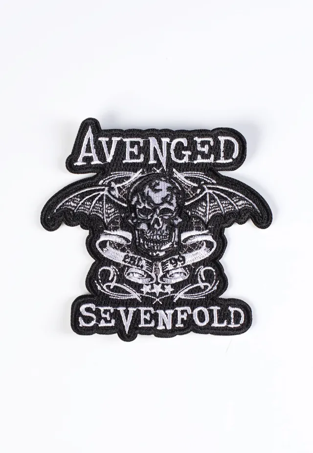 avenged-sevenfold-deathbat-patch-noir-polyester image 1