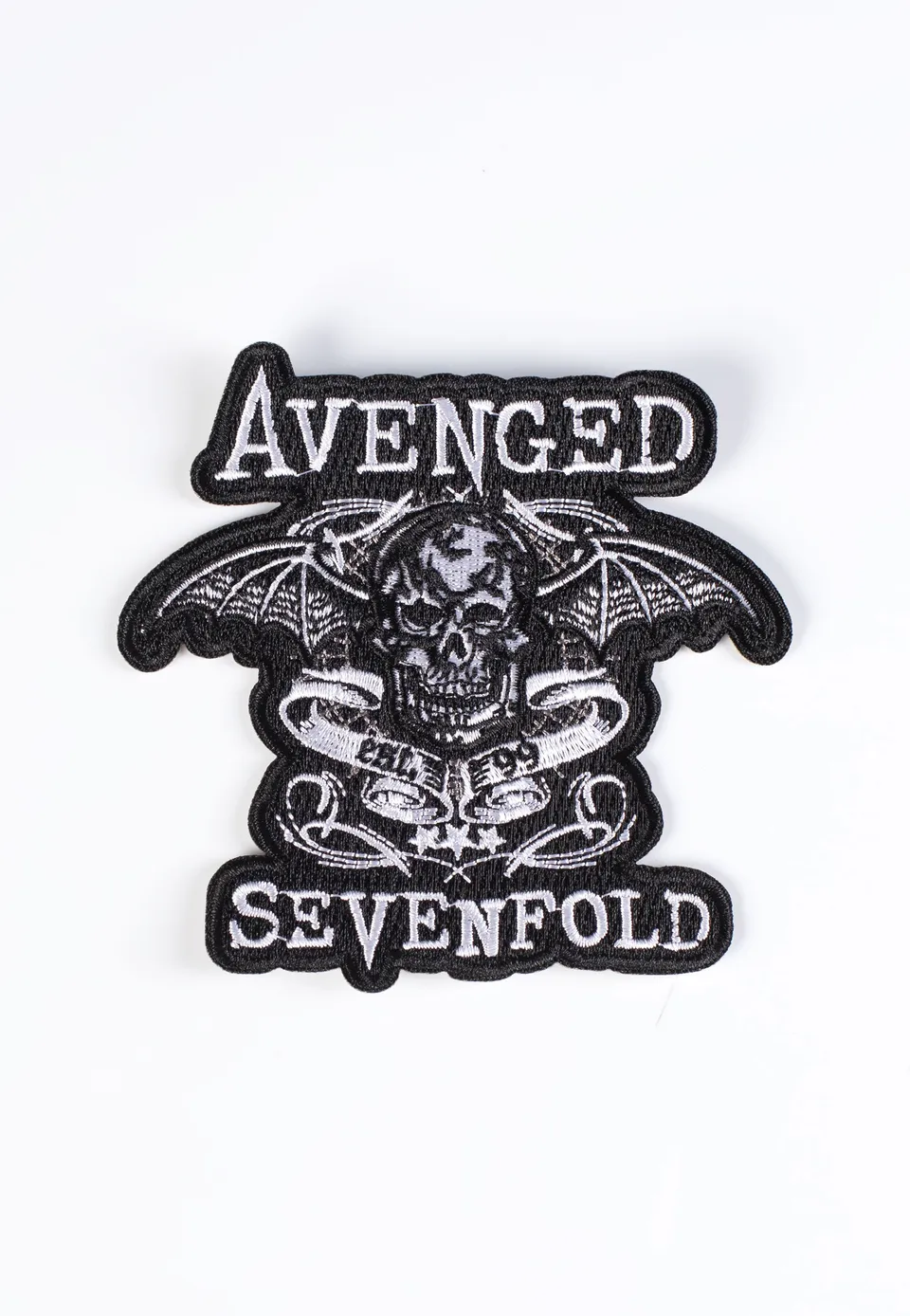 avenged-sevenfold-deathbat-patch-noir-polyester image 1