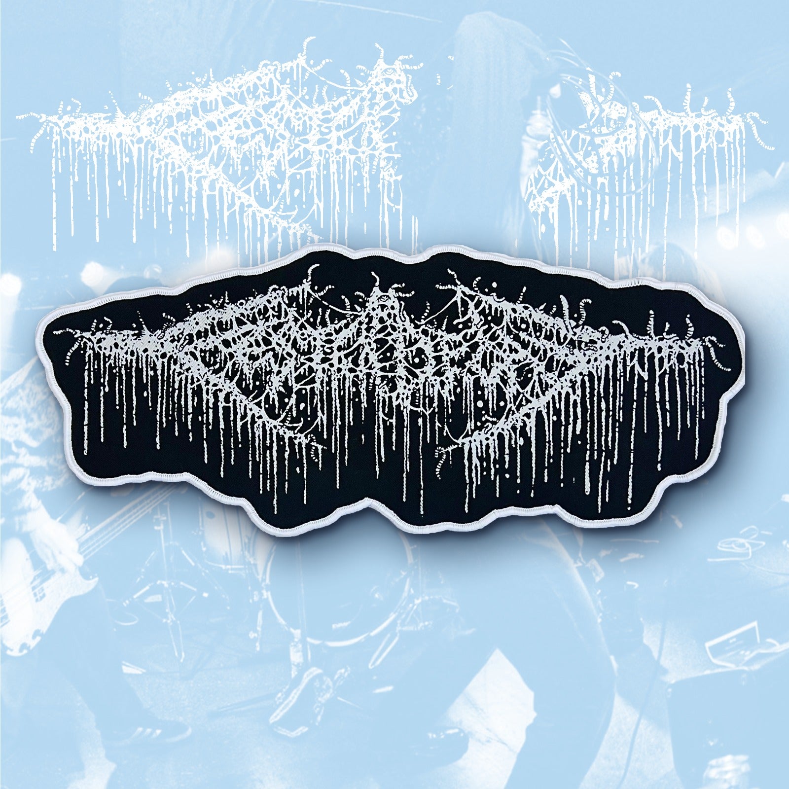 festerdecay-logo-patch-tiss-oversize-30-cm-noir image 4