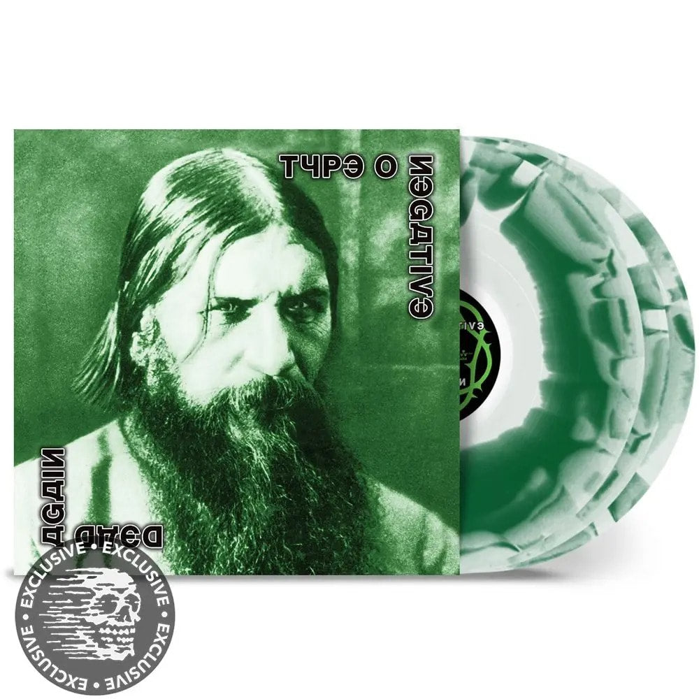 type-o-negative-dead-again-triple-vinyle-vert-blanc-ltd-500 image 1