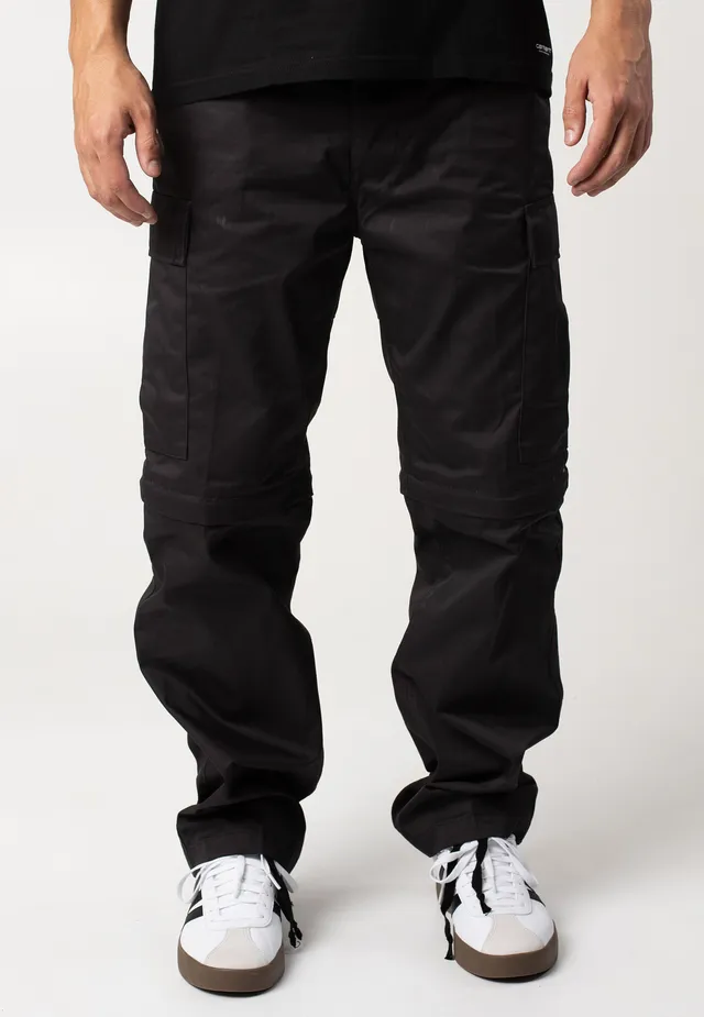 mil-tec-bdu-zip-off-pantalon-cargo-noir-coton image 1