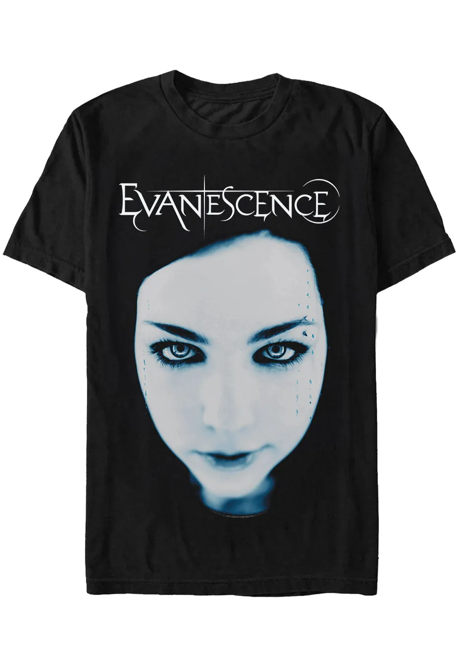 evanescence-big-face-t-shirt-noir-homme-taille-l image 1