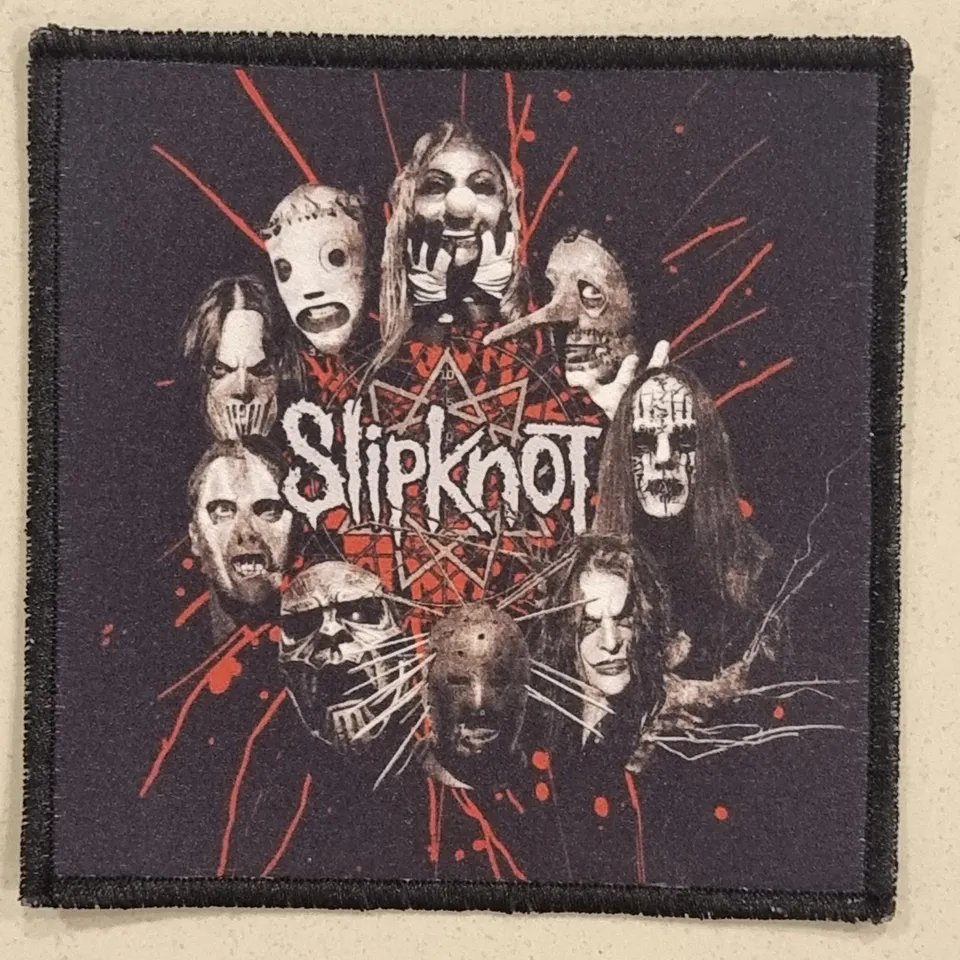 slipknot-patch-tiss-cusson-logo-nu-metal image 1
