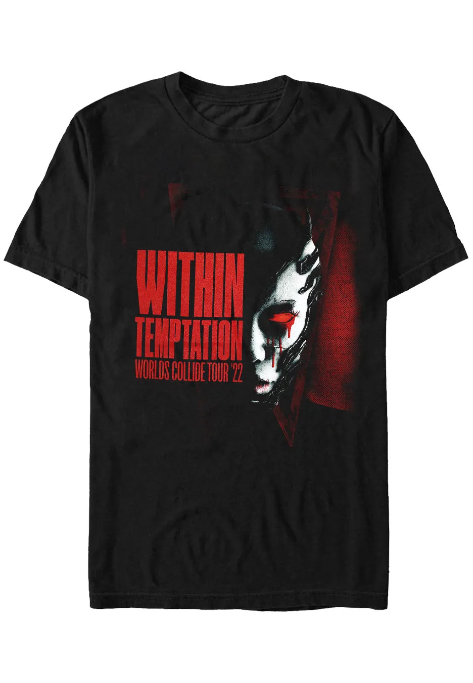 within-temptation-worlds-collide-t-shirt-homme-noir-m image 1