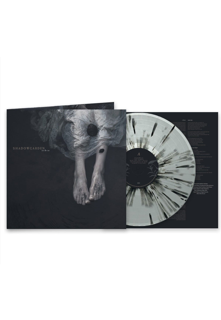shadowgarden-ashen-vinyle-splatter-silver-metal-gothique image 1