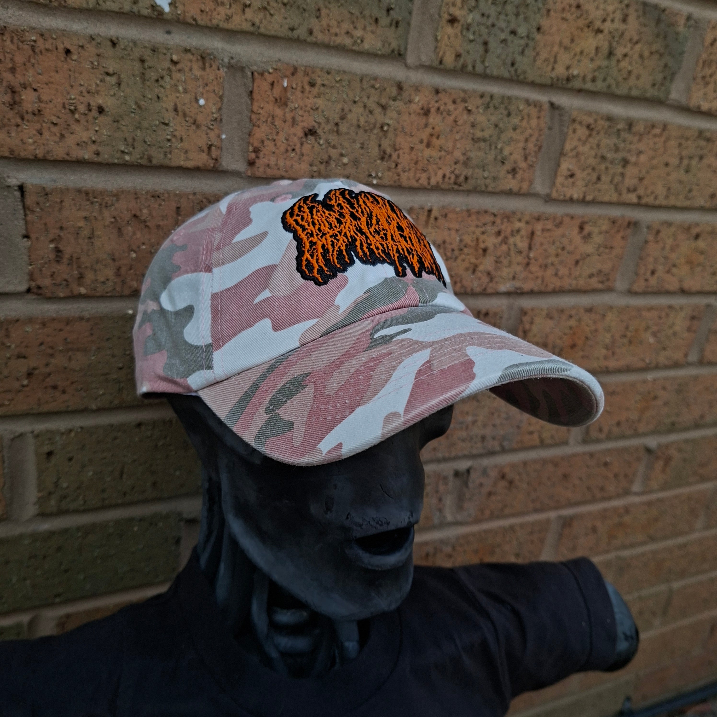 blood-incantation-logo-casquette-dad-cap-camo-rose image 3