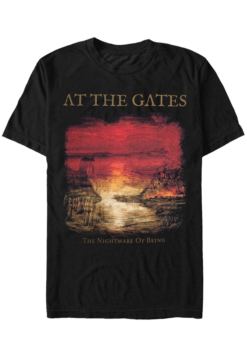 at-the-gates-the-nightmare-of-being-t-shirt-metal-noir-m image 1