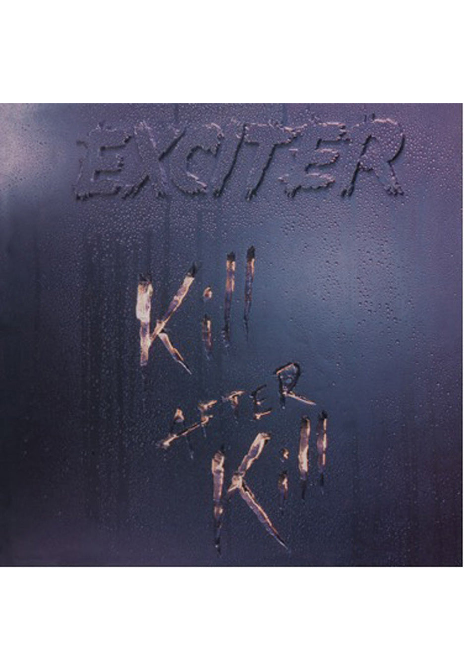 exciter-kill-after-kill-vinyle-argent-thrash-metal-lp-couleur image 2