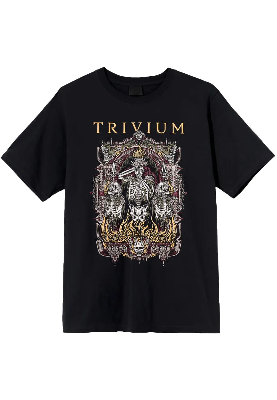 trivium-skelly-frame-t-shirt-homme-noir image 1