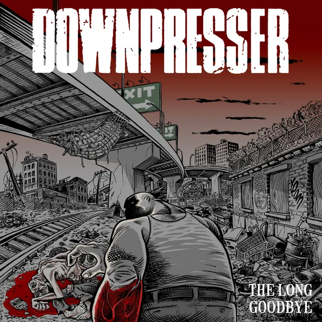 downpresser-the-long-goodbye-vinyle-lp-clear-splatter image 1