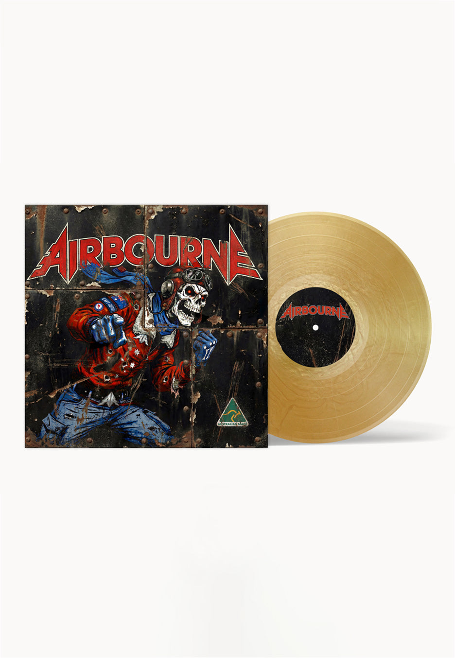 airbourne-gold-nugget-vinyle-couleur-hard-rock image 1