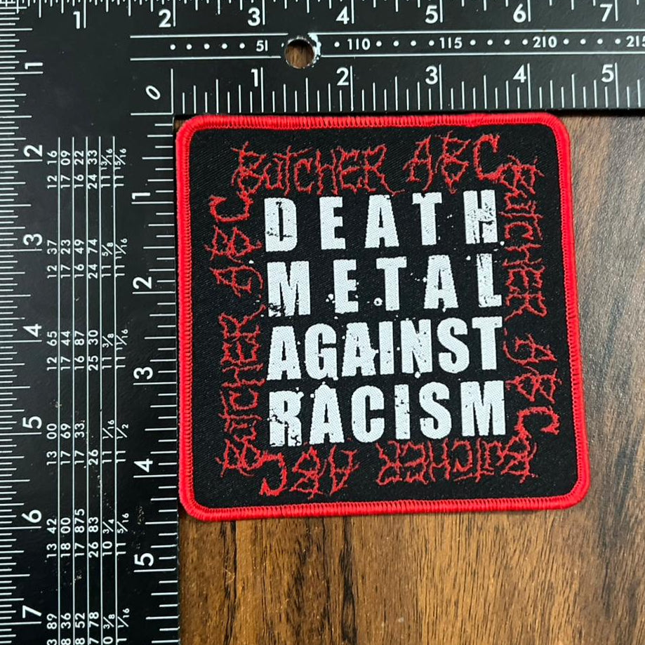 butcher-abc-death-metal-against-racism-patch-tiss-jaune image 5