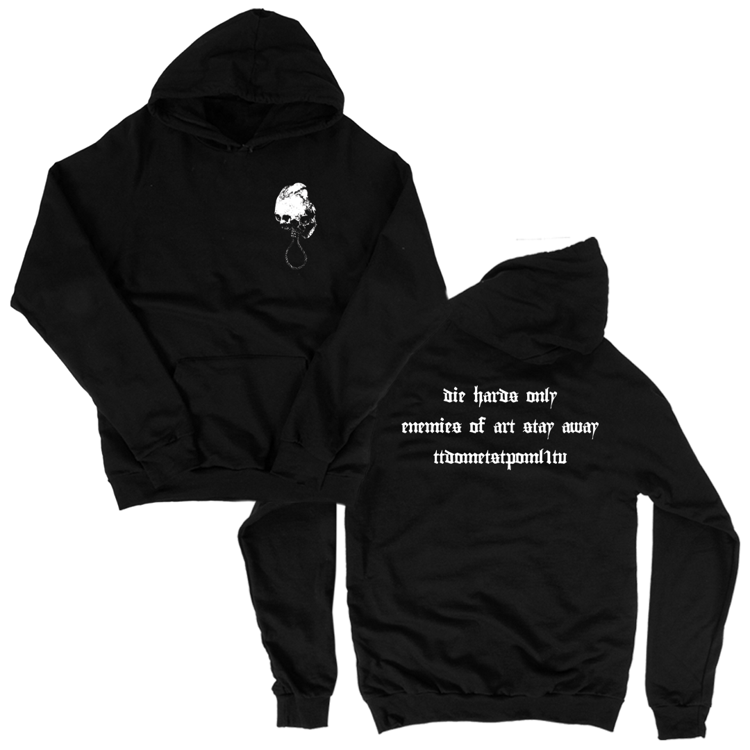 primitive-man-stay-away-sweat-capuche-champion image 1