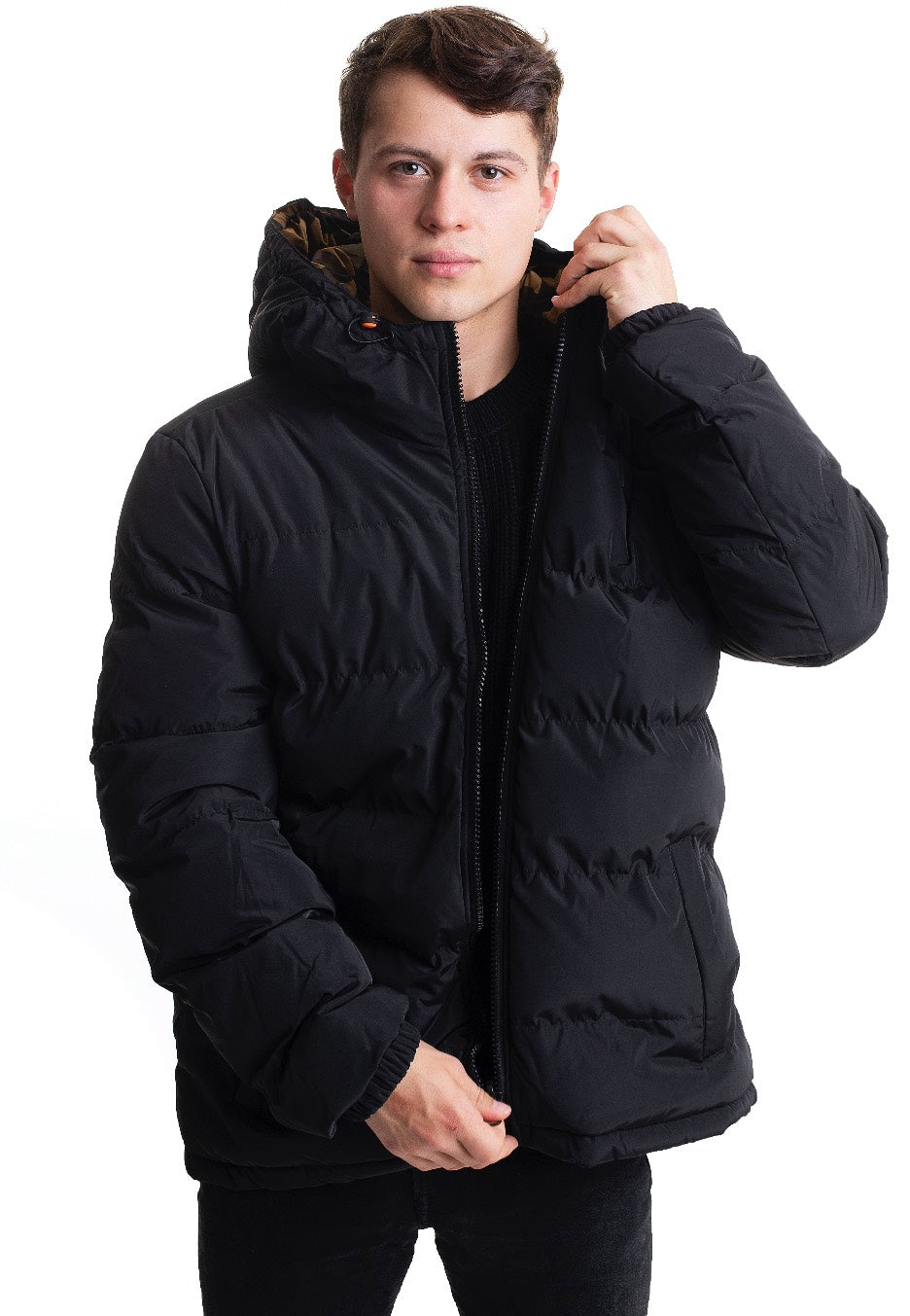 urban-classics-reversible-black-woodcamo-veste-hiver-homme image 4