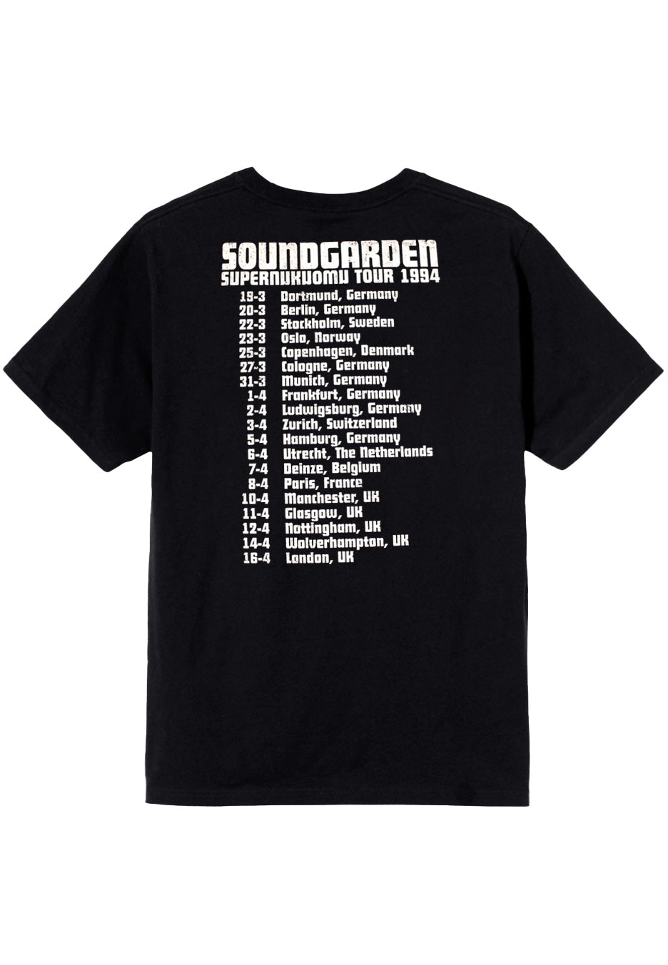 soundgarden-superunknown-tour-94-t-shirt-homme-noir image 2
