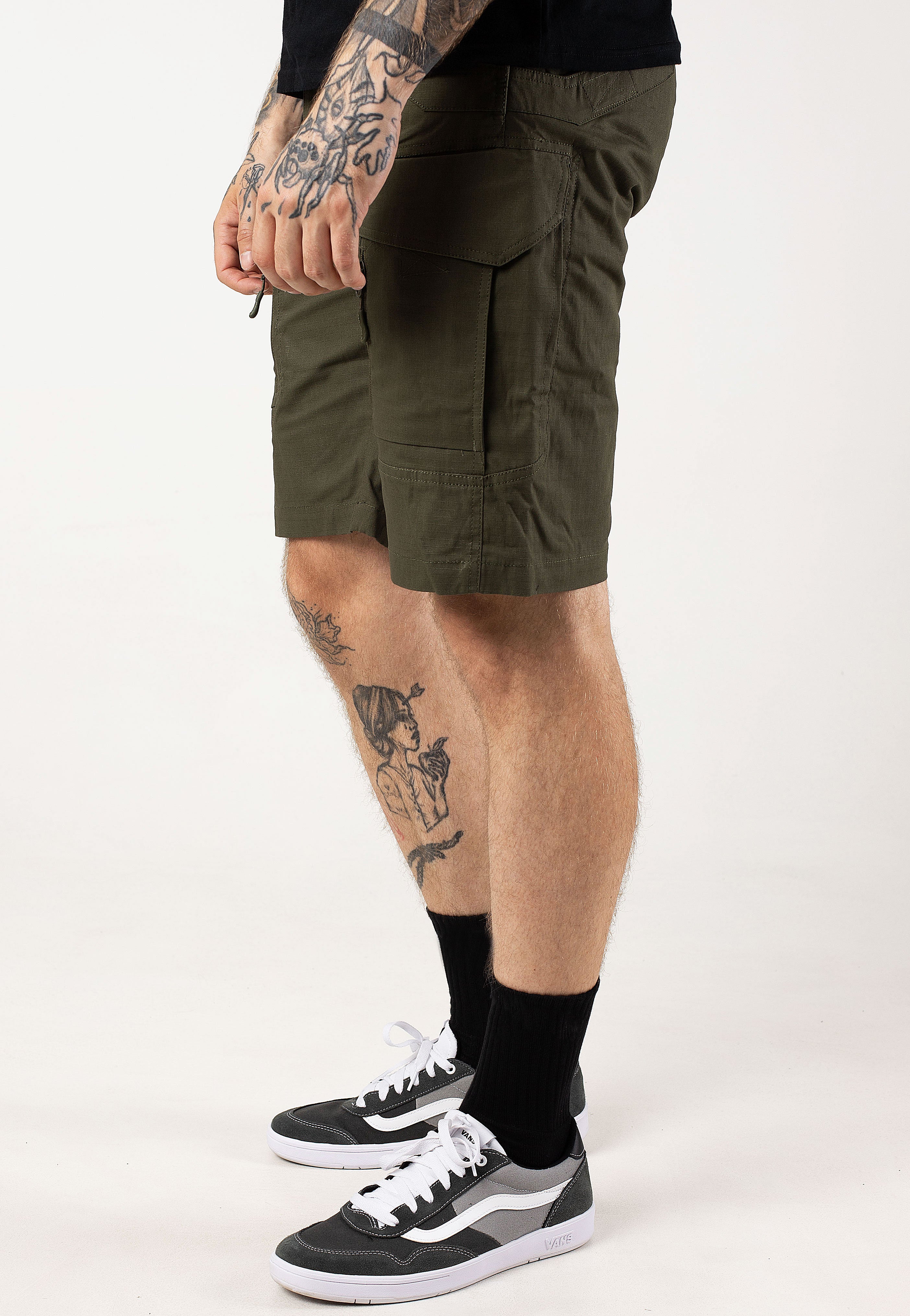 mil-tec-assault-co-short-bermuda-coton-olive image 5