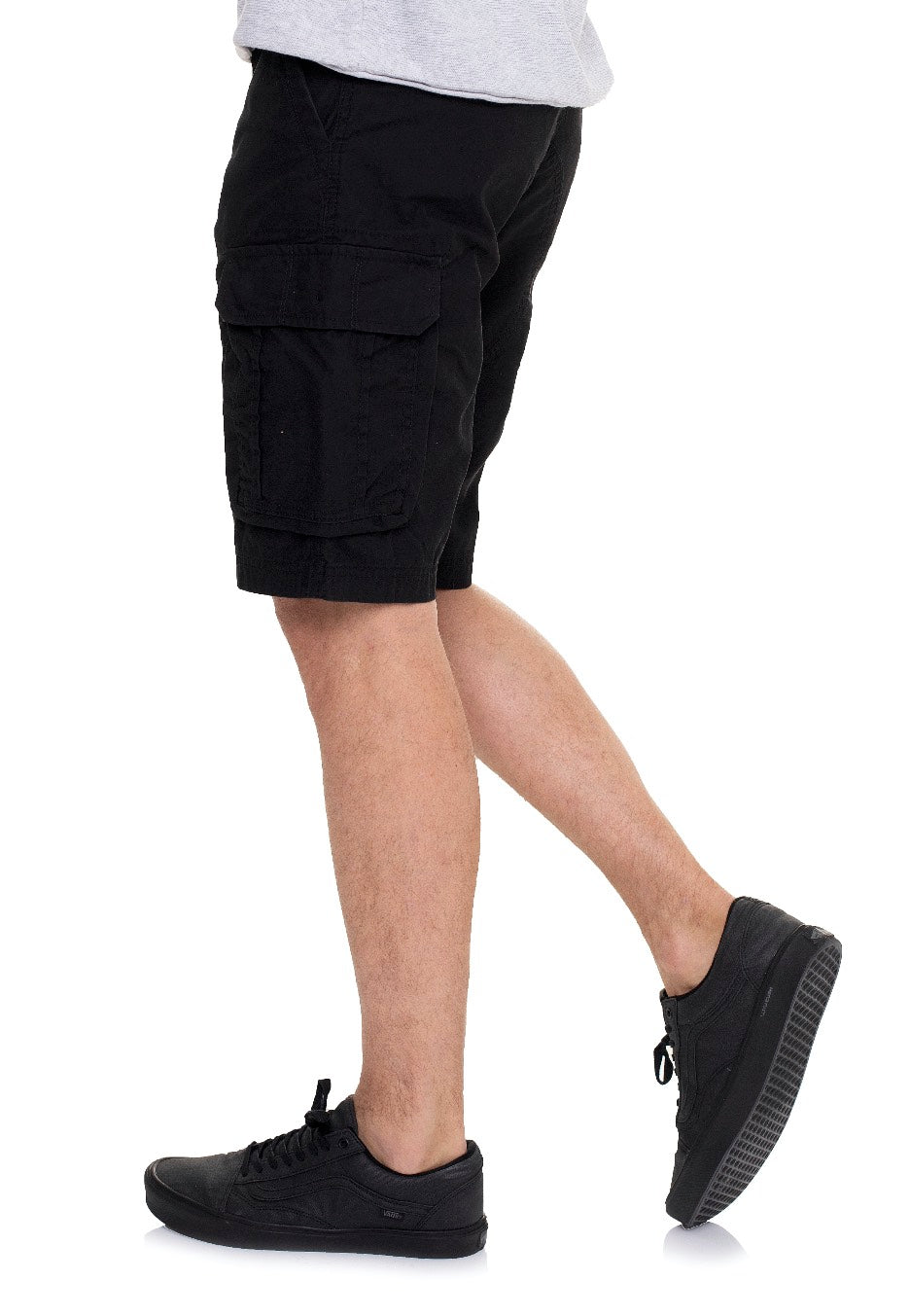 vintage-industries-rowing-black-short-cargo-noir image 2