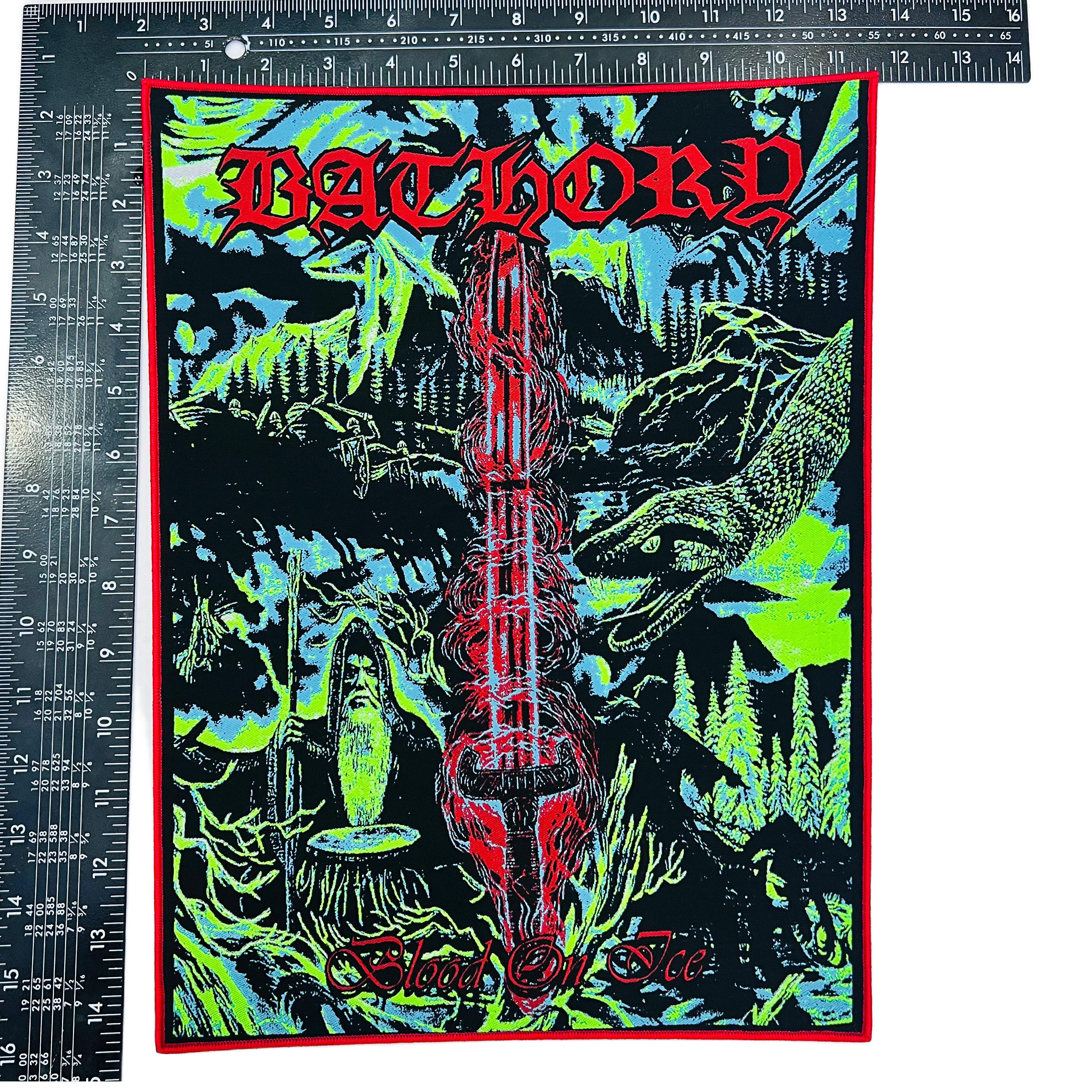 bathory-blood-on-ice-backpatch-tiss-bordure-noire image 5