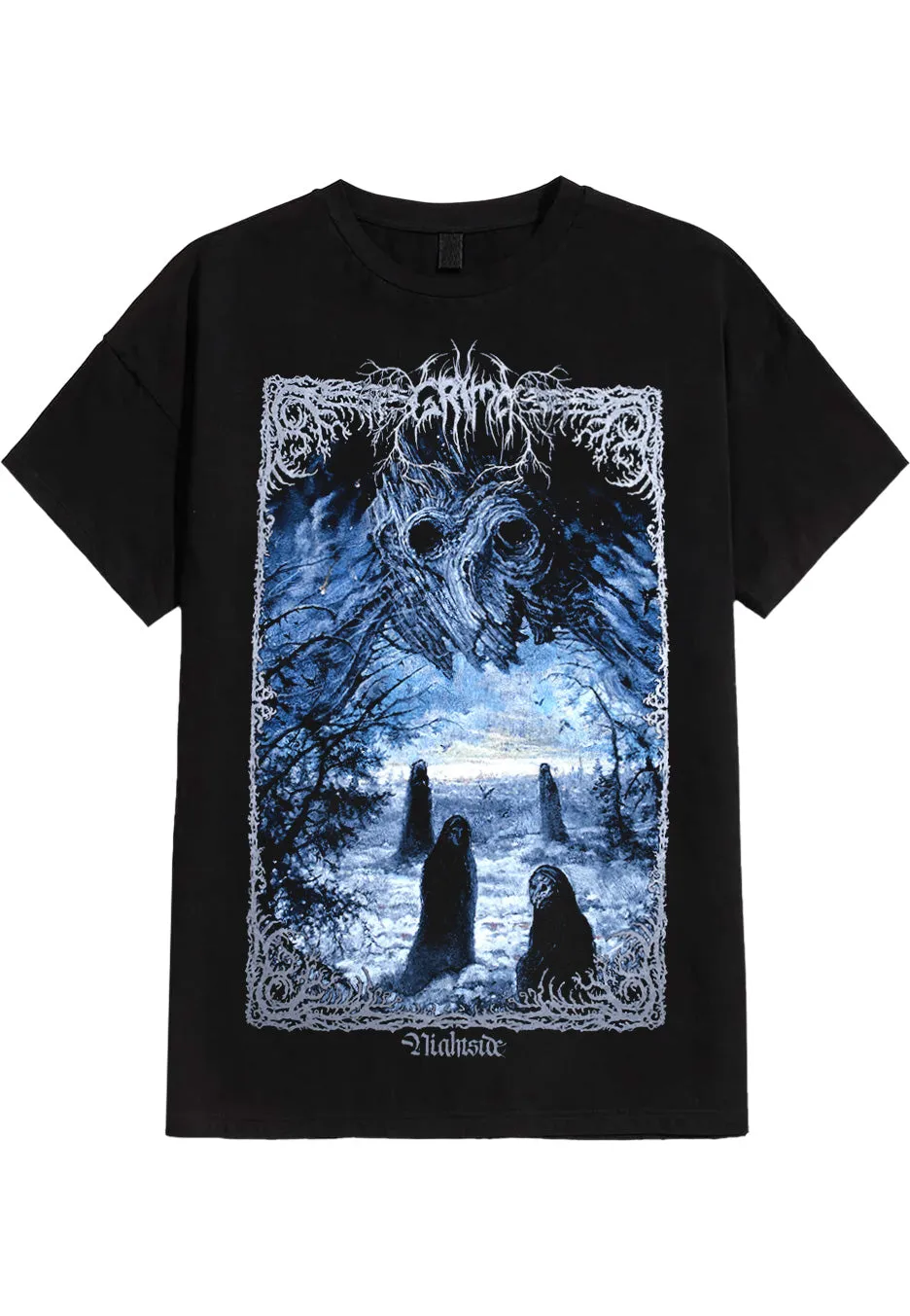grima-nightside-t-shirt-noir-manches-courtes image 1