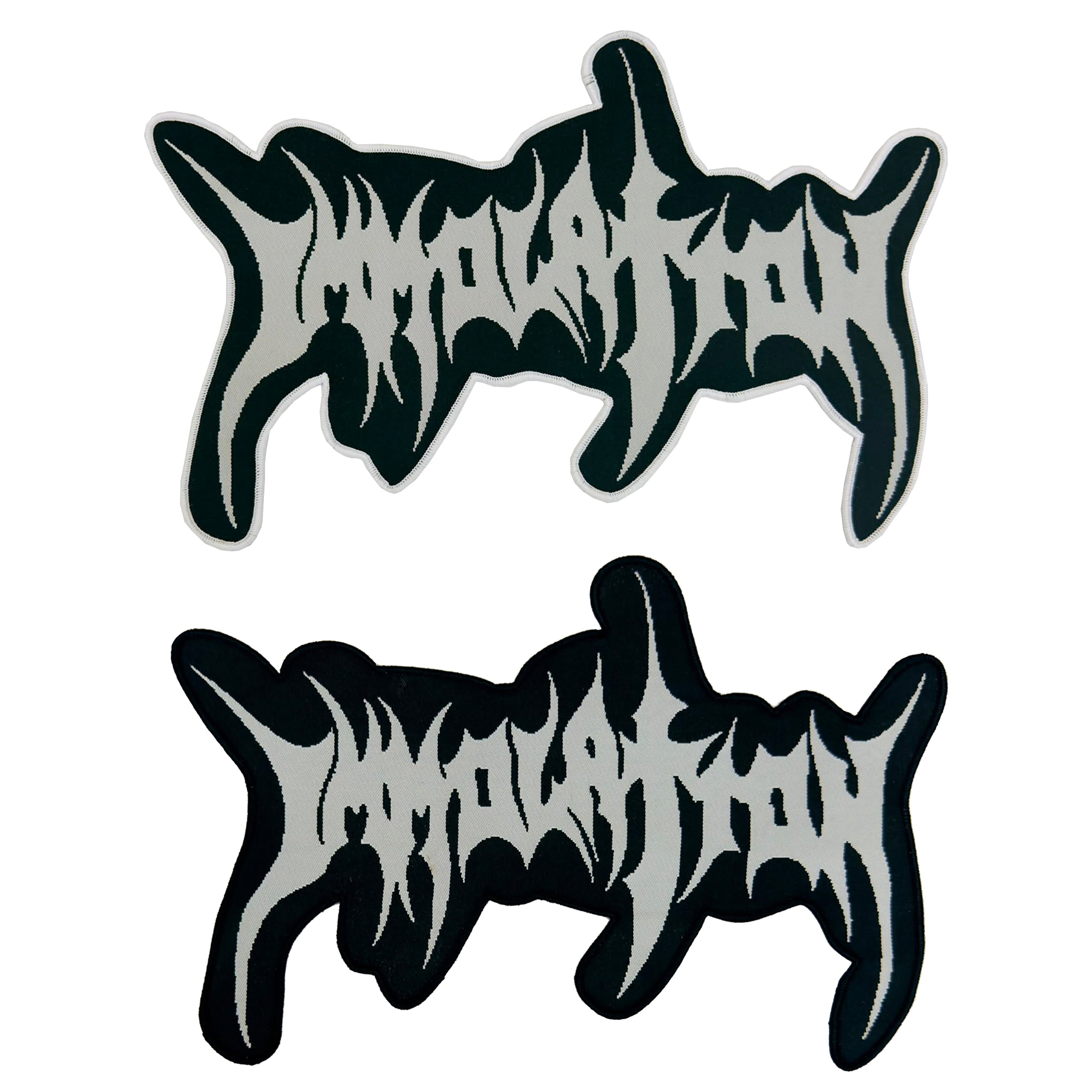 immolation-logo-patch-tiss-oversized-bordure-noire image 1