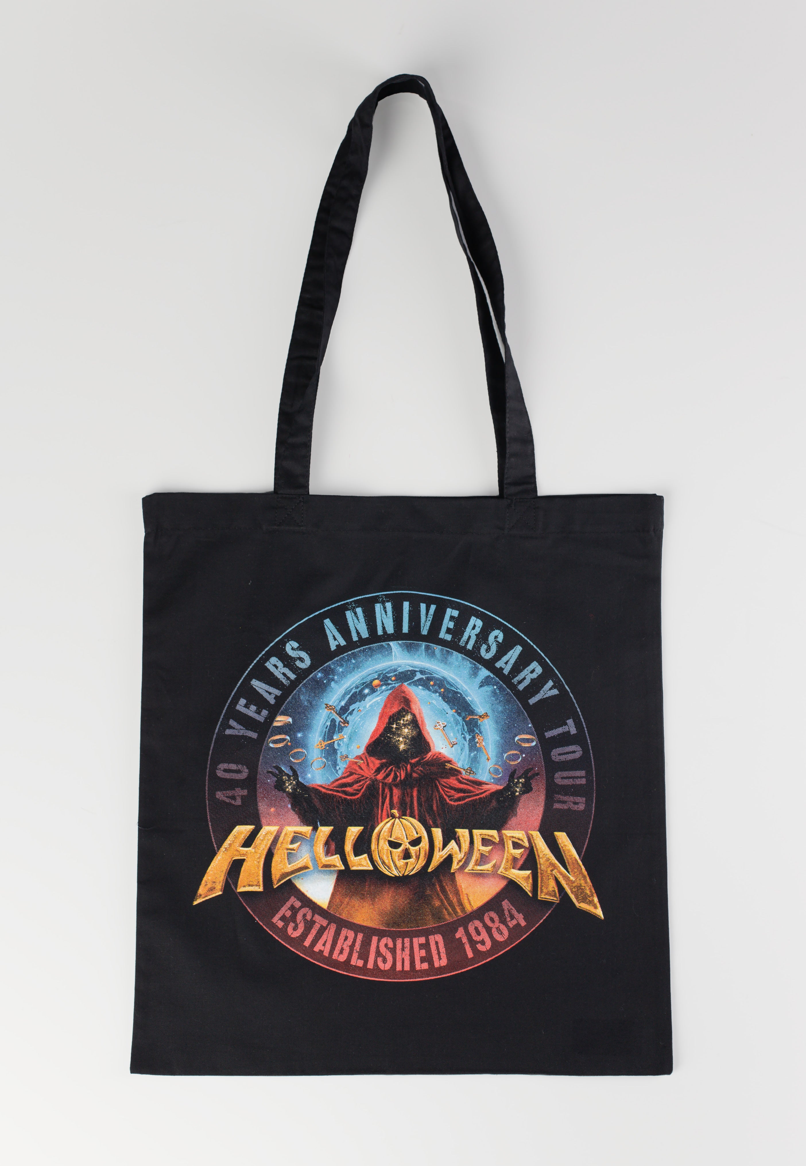 helloween-keeper-40-years-tote-bag-sac-coton-noir image 1