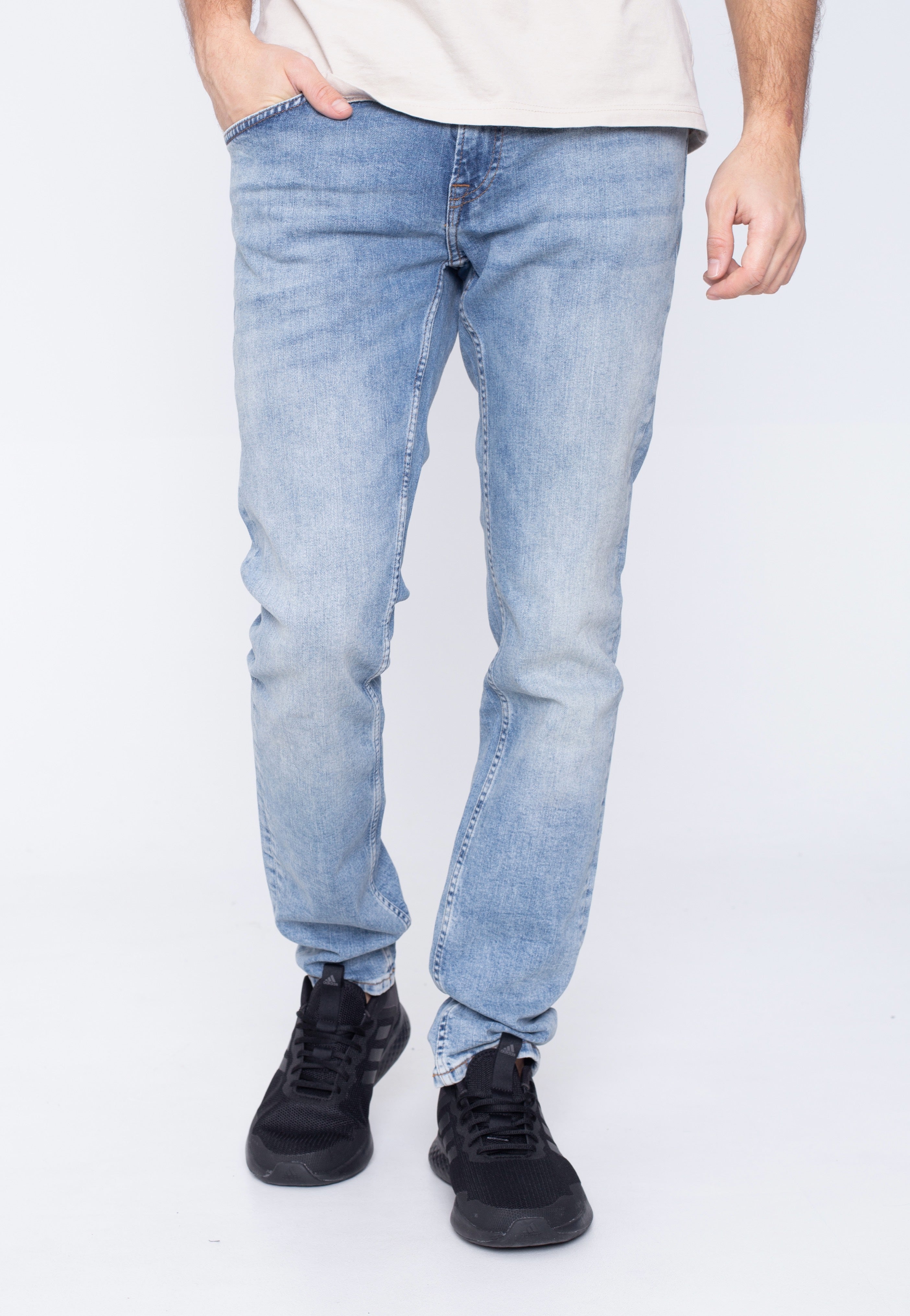 only-sons-loom-slim-blue-wash-jean-slim-bleu-homme-w30-l32 image 1