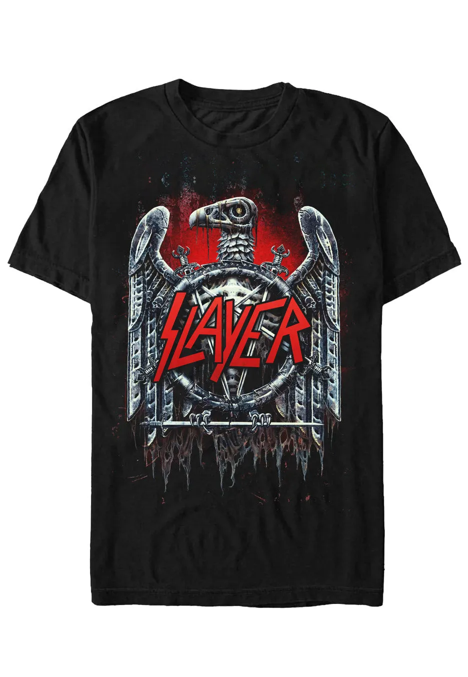 slayer-corpse-eagle-t-shirt-homme-noir-manches-courtes image 1