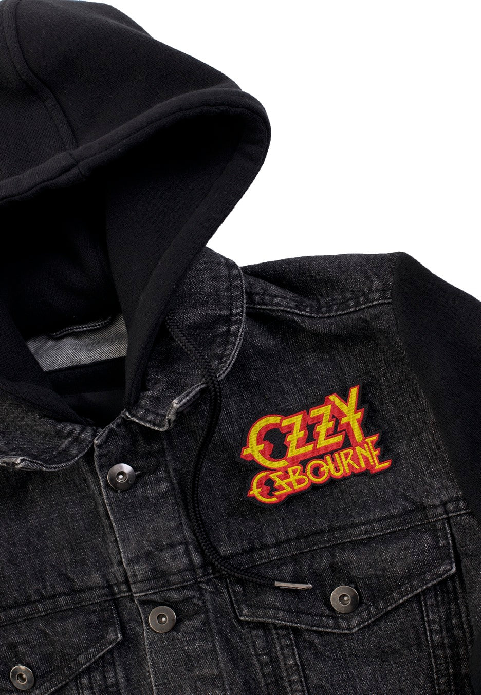 ozzy-osbourne-logo-cut-patch-cusson-jaune-classic-rock image 2