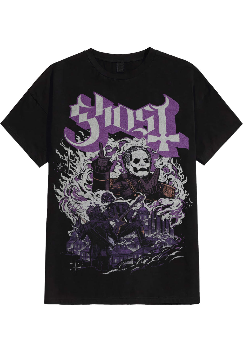 ghost-fog-t-shirt-homme-noir-taille-m image 1