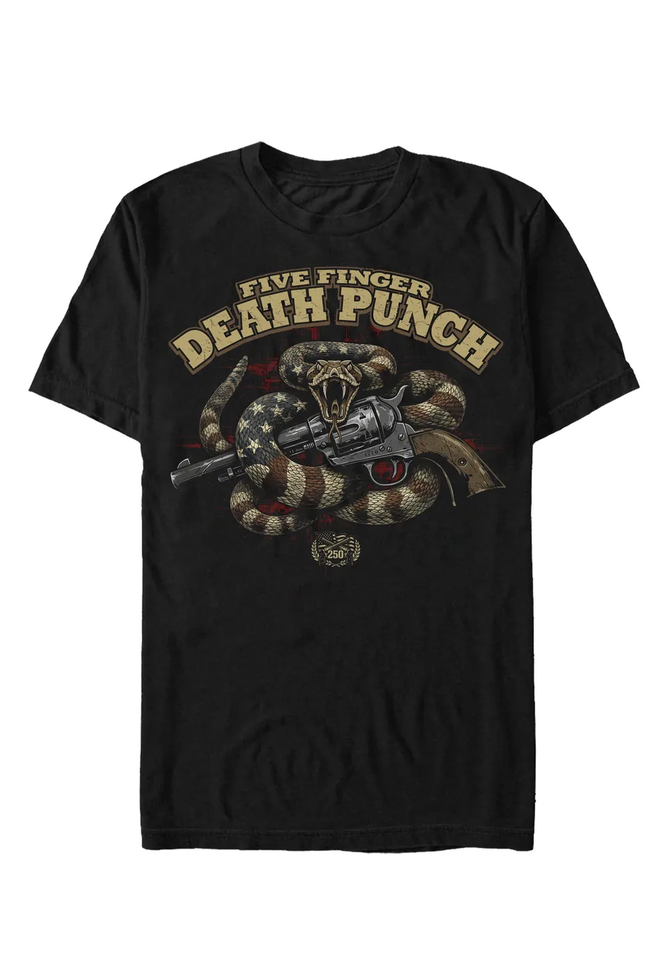 five-finger-death-punch-rattlesnake-t-shirt-noir-homme image 1