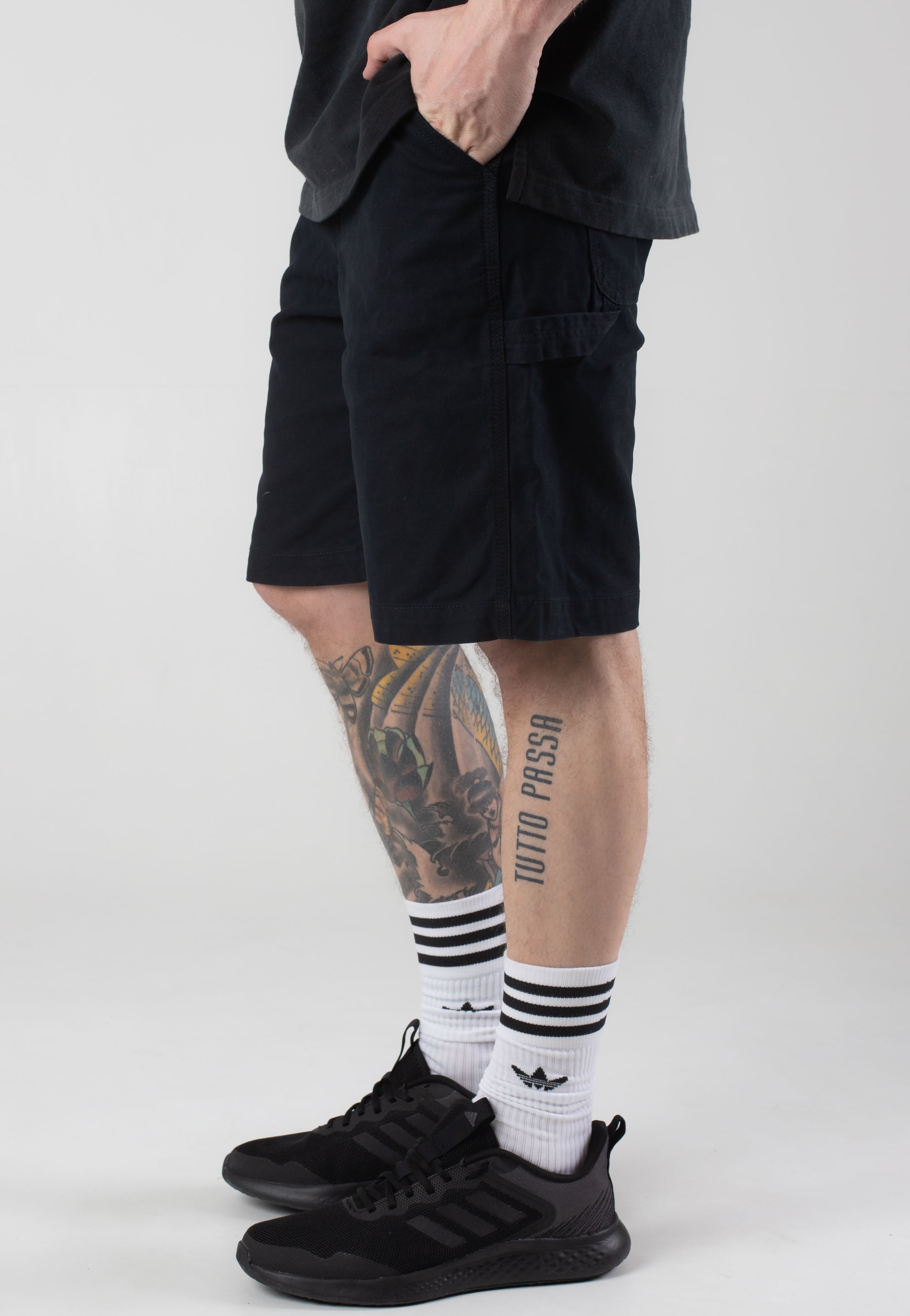 vintage-industries-dayton-black-short-cargo-noir-homme-coton image 5