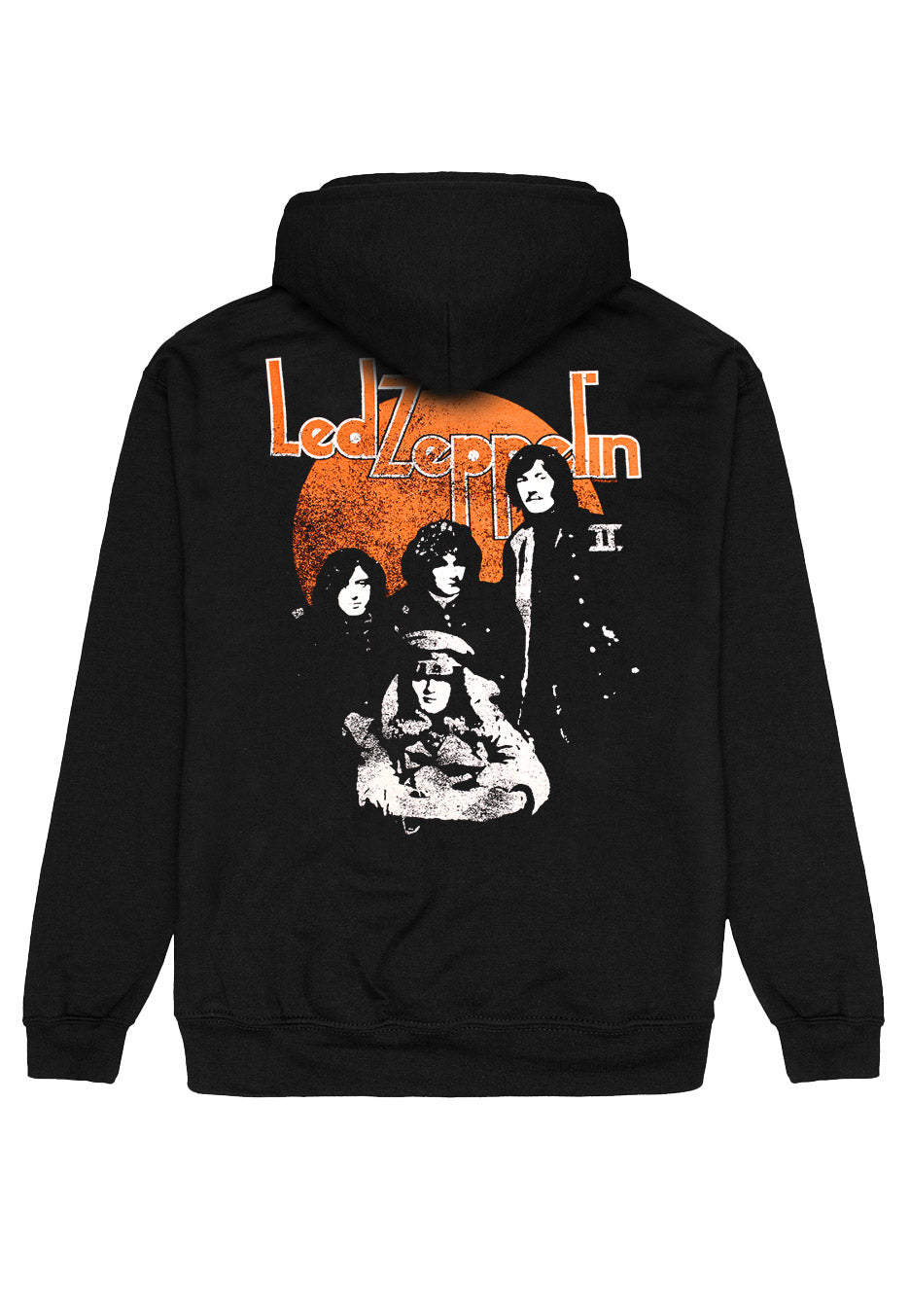 led-zeppelin-orange-circle-sweat-zipp-noir-homme image 2