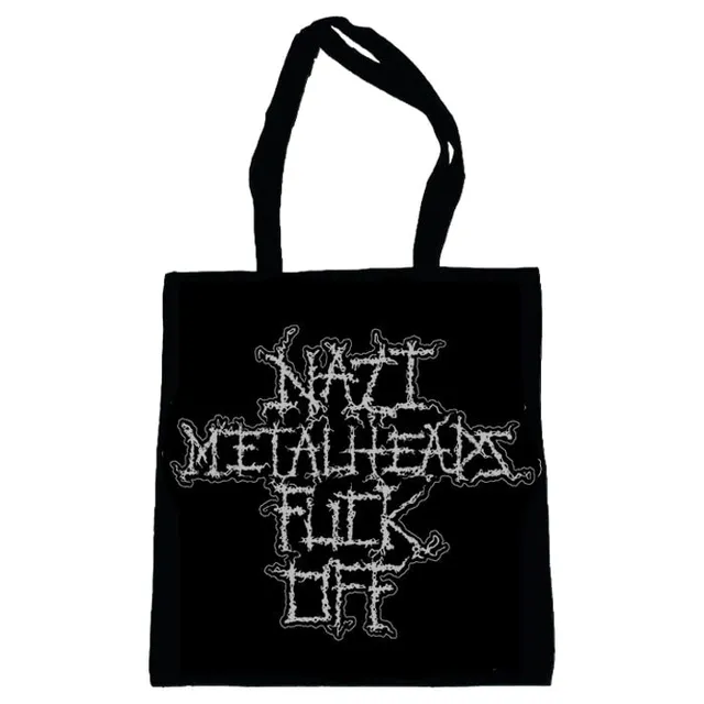 783punx-nazi-metalheads-fuck-off-tote-bag-sac-coton image 1