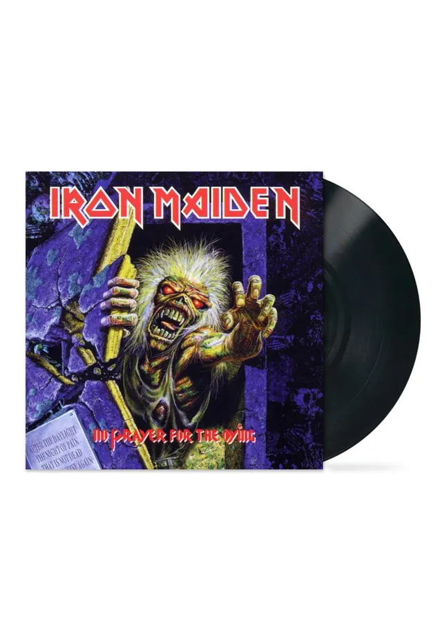iron-maiden-no-prayer-for-the-dying-vinyle-remaster-heavy-metal image 1
