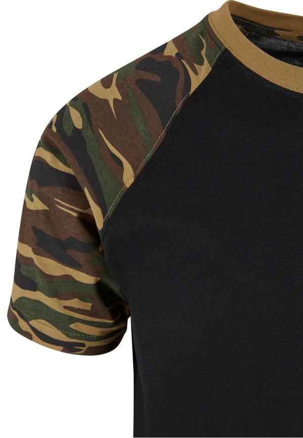 urban-classics-raglan-contrast-t-shirt-noir-woodcamo image 8