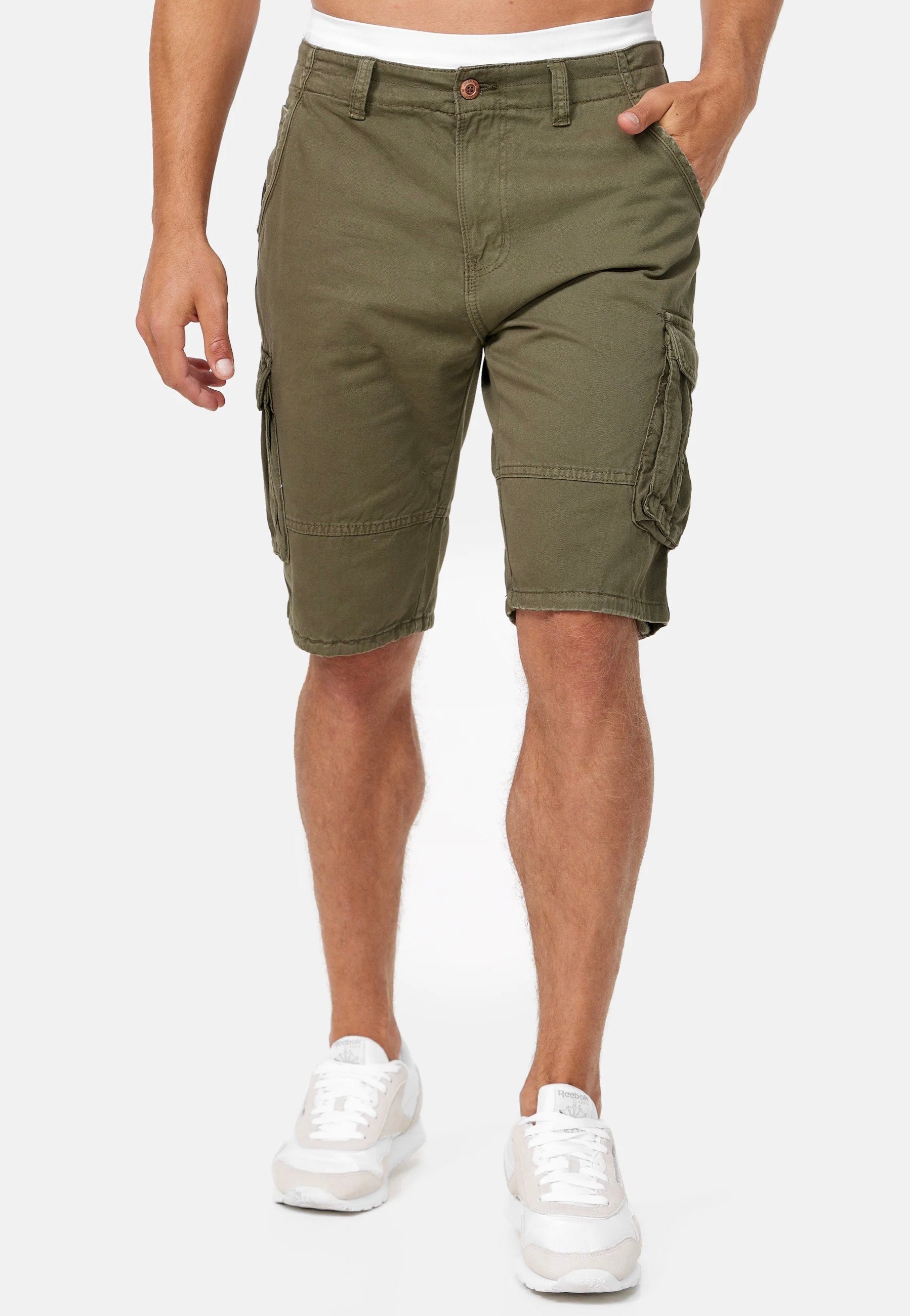 indicode-monroe-army-short-cargo-vert-coton image 1