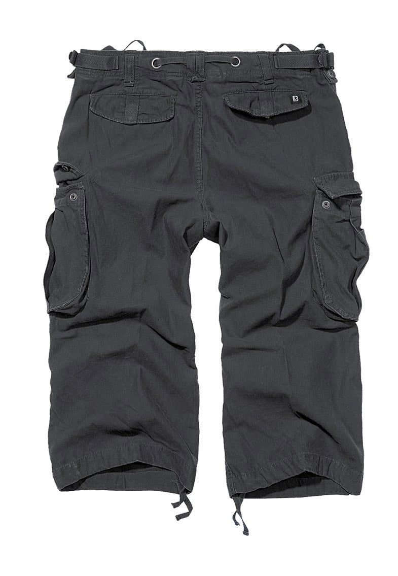 brandit-industry-3-4-noir-shorts-cargo-homme image 2