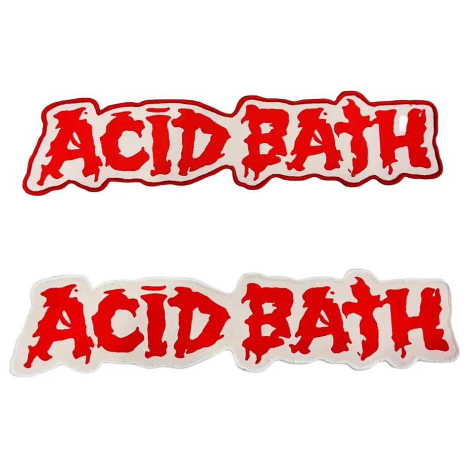 acid-bath-logo-patch-tiss-oversized-bordure-blanche image 1