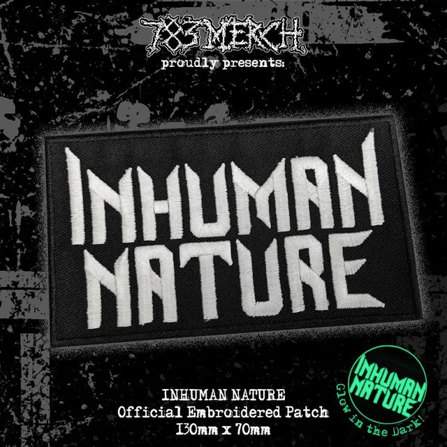 inhuman-nature-logo-patch-brod-phosphorescent-13x7 image 1
