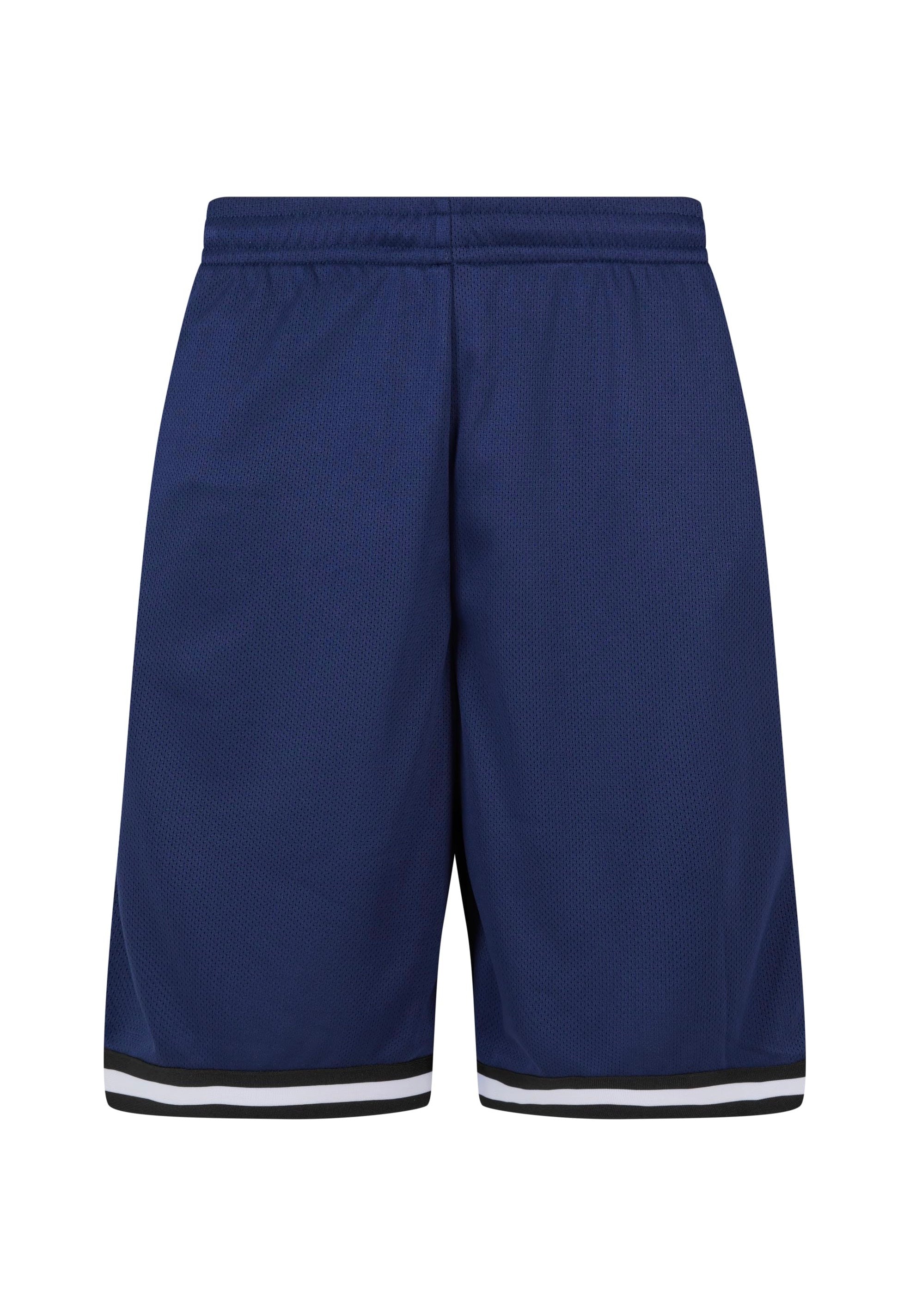urban-classics-stripes-mesh-short-bleu-m image 6