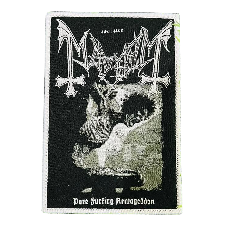 mayhem-pure-fucking-armageddon-patch-tiss-bordure-blanche image 2