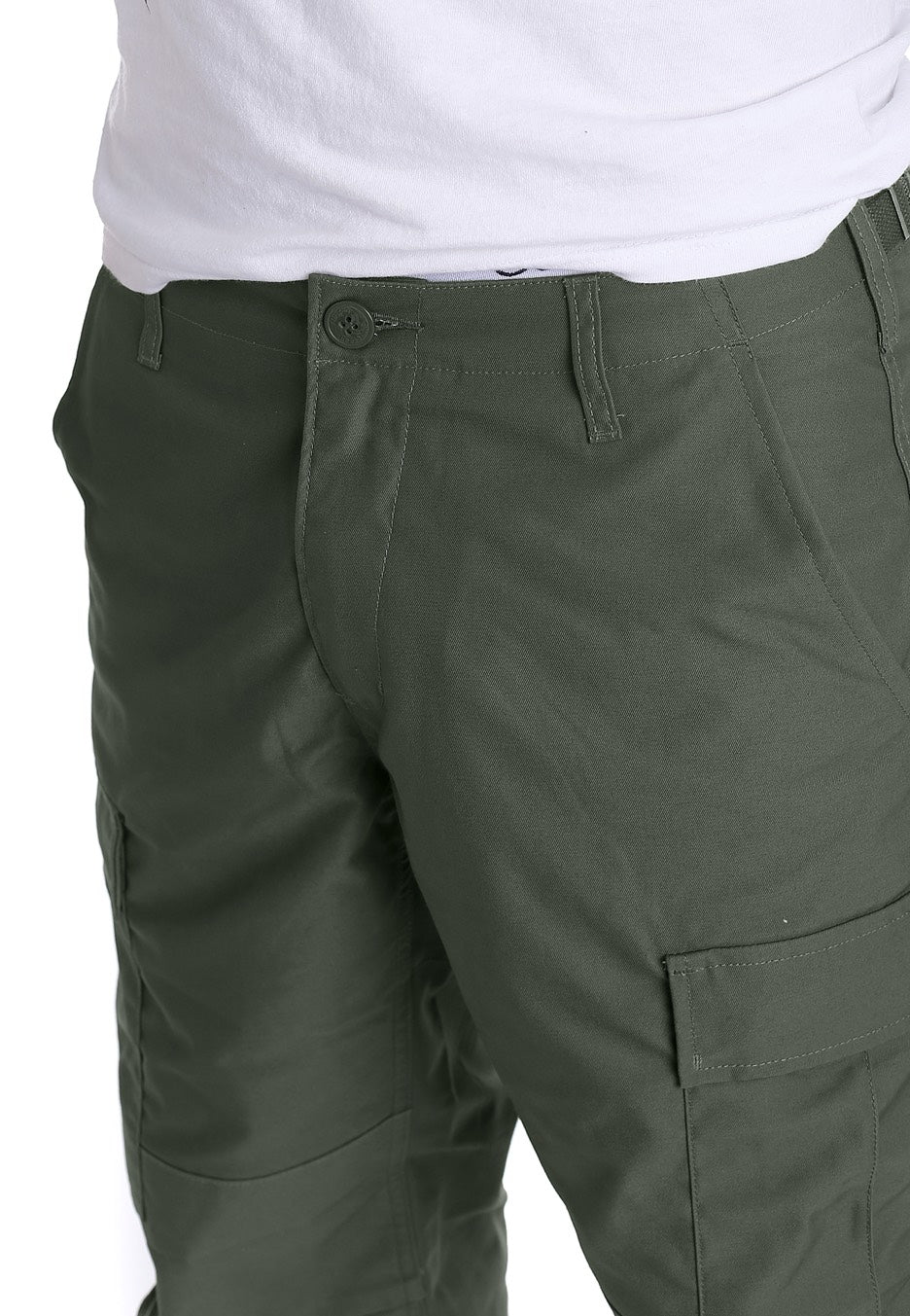 vintage-industries-bdu-cargo-pantalon-olive-loose-homme image 5